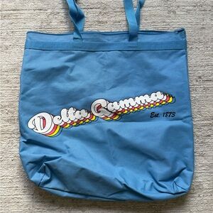 Blue Delta Gamma Zipper Tote Bag